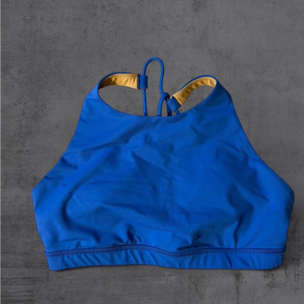 Lululemon Trinity‎ Padded Blue Strappy Sports Bra - Picture 5 of 7